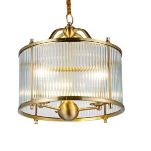 Elegancka Lampa Wisząca Drum Vintage