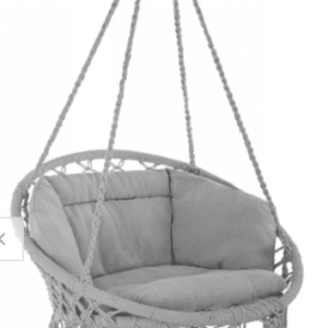 Fotel Wiszący Bocianie Gniazdo JASNY SZARY