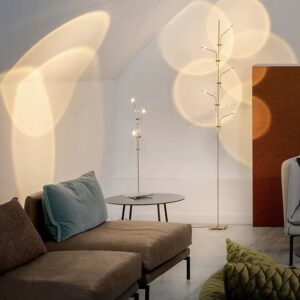 Futurystyczna lampa stołowa LED drzewko świetlne