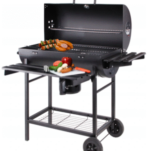 Grill węglowy Lund 71x35 cm czarny