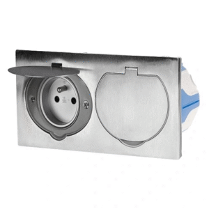 Gniazdo Podłogowe Podwójne Puszka