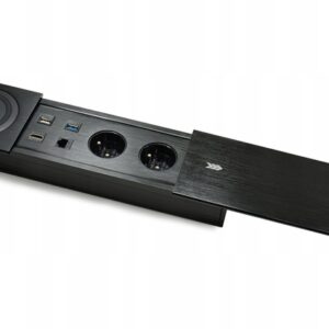 Gniazdo blatowe zasuwane od 3 do 7 gniazd USB, HDMI ładowarka indukcyjna