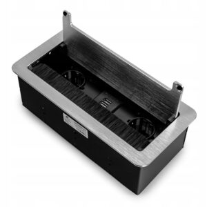 Gniazdo blatowe otwierane HDMI USB AC CAT6 RJ-45
