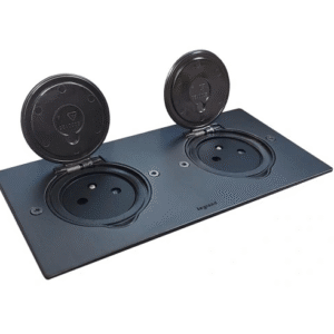 Gniazdo podłogowe podwójne IP44