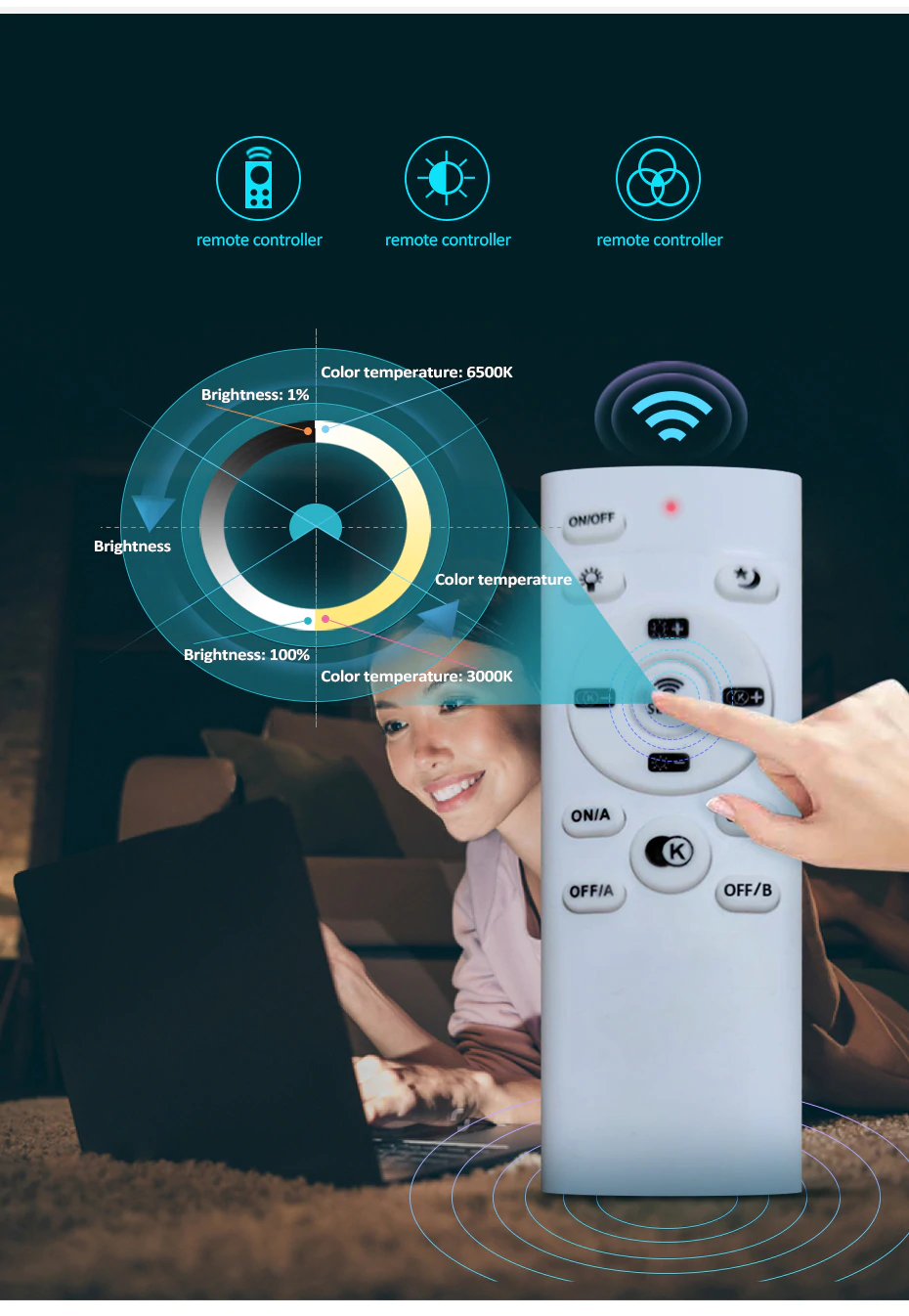 Geometryczna lampa sufitowa 4+4/8 75W sufitowa - obrazek 10
