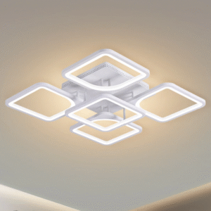 Geometryczna lampa sufitowa 4+1/5 60W sufitowa do sypialni