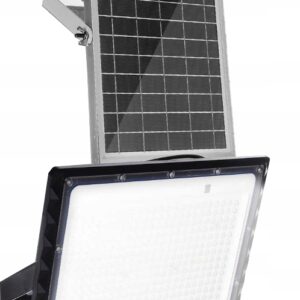 Halogen Solarny LED 300W CZUJNIK RUCHU + PILOT