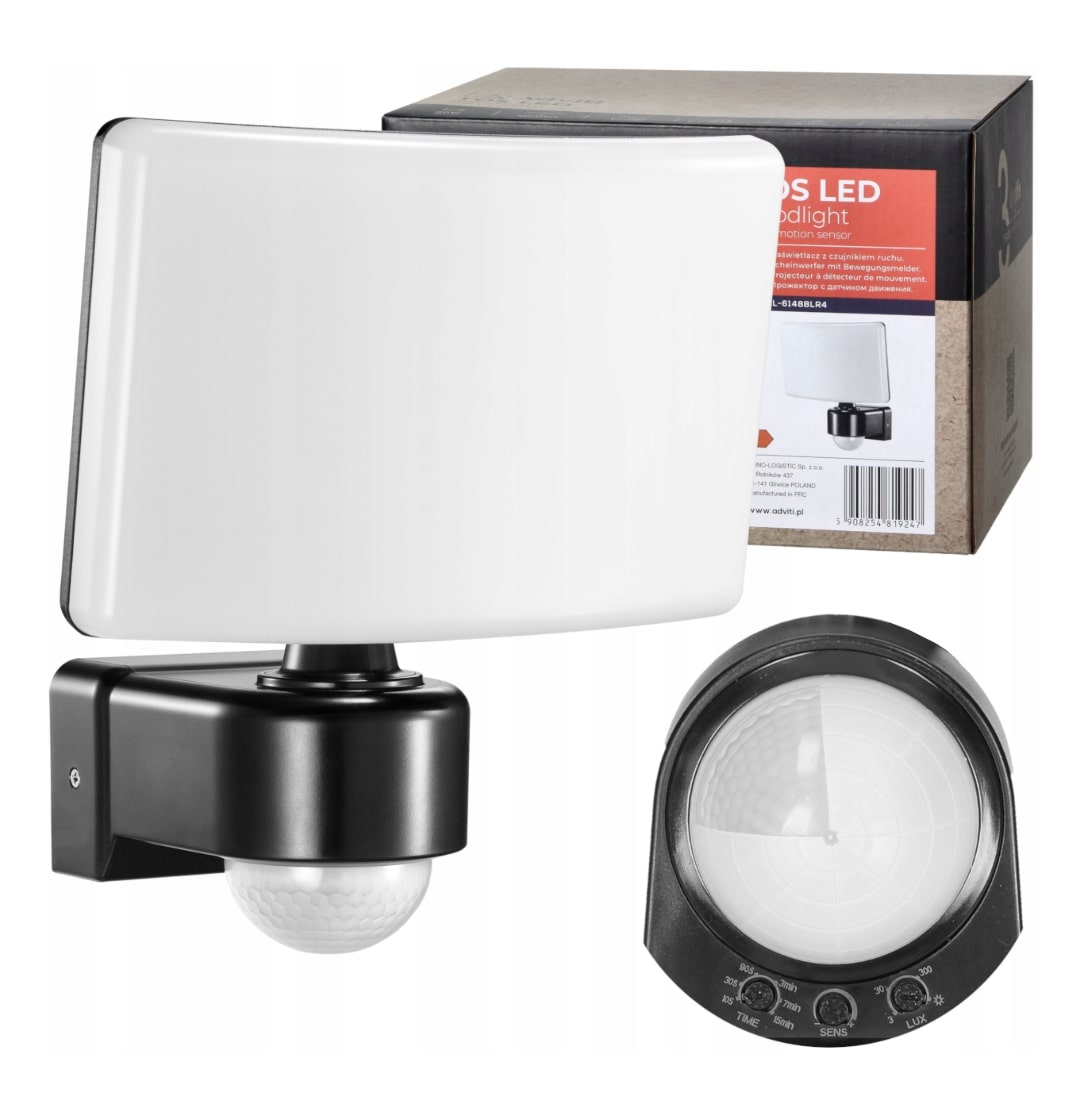 Halogen LED 30W Czujnik Ruchu Zmierzchu