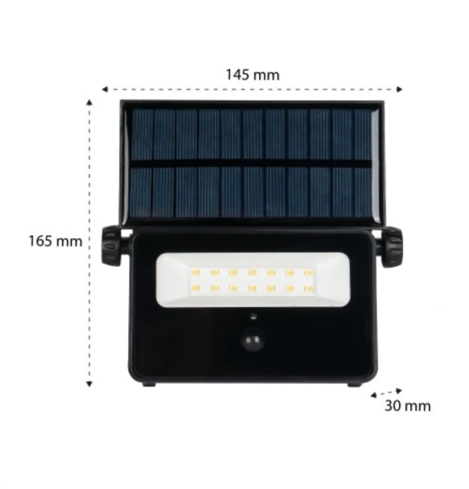 Halogen naświetlacz solarny 30W LED