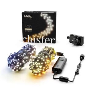 Inteligentne Lampki Twinkly Cluster 400 LED AWW