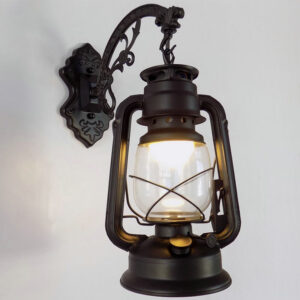 Rustykalna Lampa Ścienna Naftowa Kinkiet