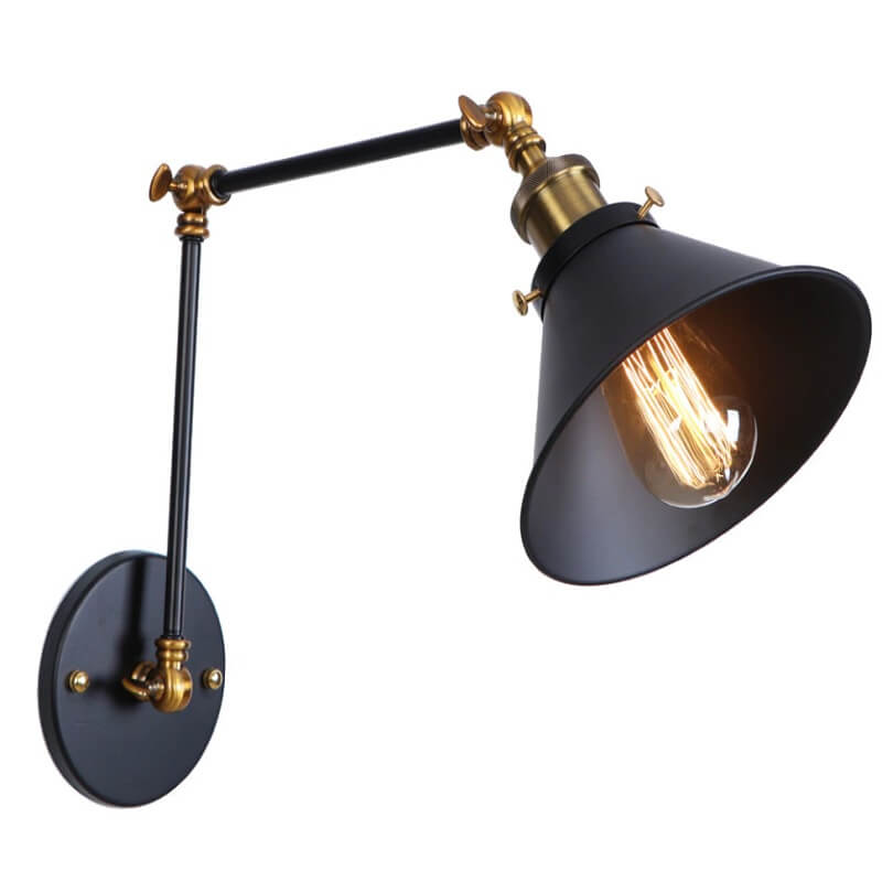 Kinkiet Ścienny Mosiężny Industrial Vintage - obrazek 3