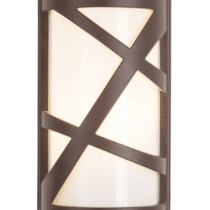 Kinkiet zewnętrzny brązowy E27 40 W