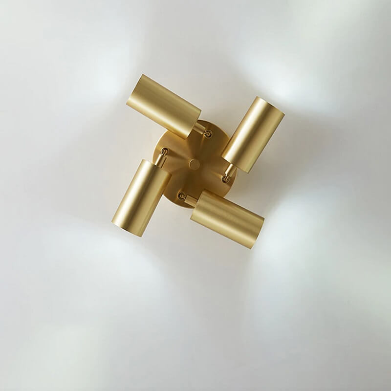 Klasyczny Reflektor Sufitowy Złoty Elegancki - obrazek 5