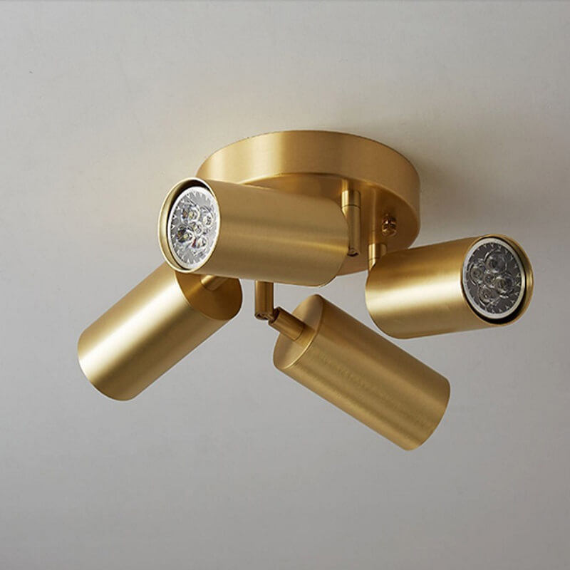 Klasyczny Reflektor Sufitowy Złoty Elegancki - obrazek 2