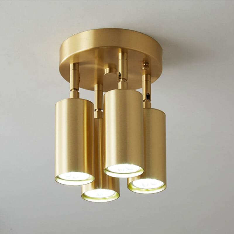 Klasyczny Reflektor Sufitowy Złoty Elegancki - obrazek 3