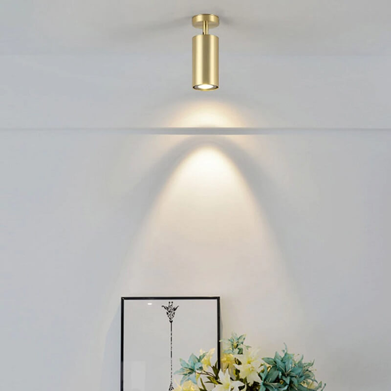 Klasyczny Reflektor Sufitowy Złoty Elegancki - obrazek 6