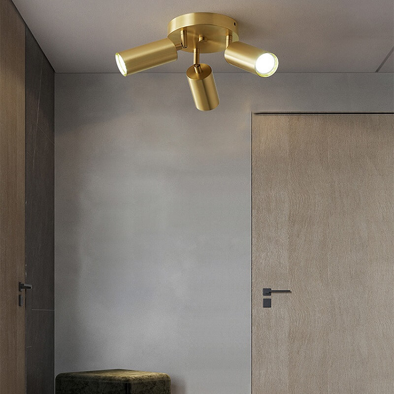 Klasyczny Reflektor Sufitowy Złoty Elegancki - obrazek 11