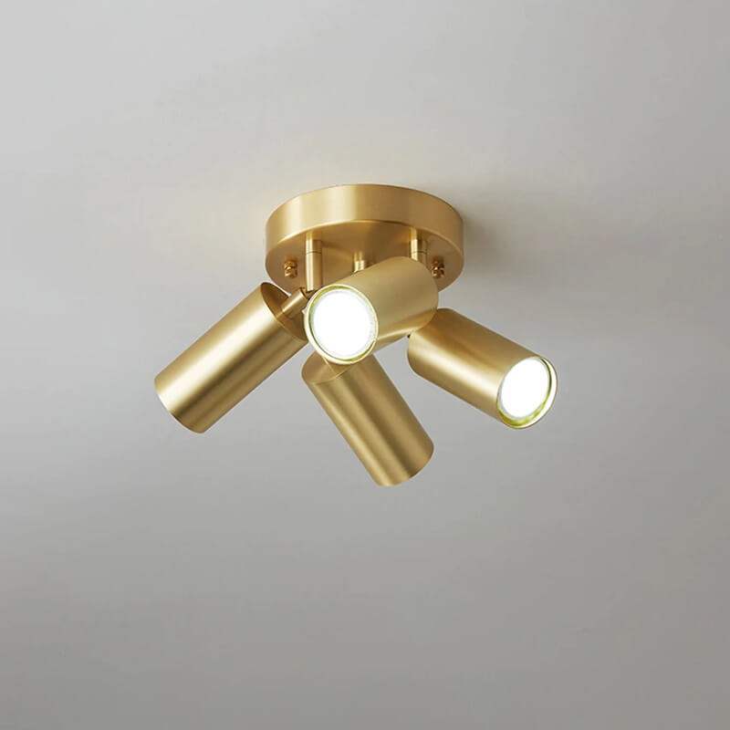 Klasyczny Reflektor Sufitowy Złoty Elegancki - obrazek 4