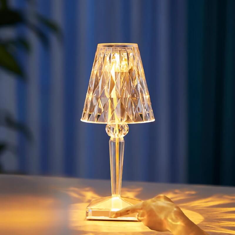 Kryształowa Lampa Stołowa LED Bezprzewodowa - obrazek 3