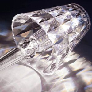 Kryształowa Lampa Stołowa LED Bezprzewodowa