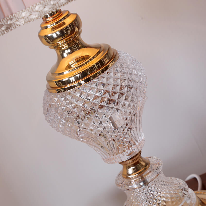 Kryształowa Lampka Nocna Elegancka Art Deco - obrazek 7