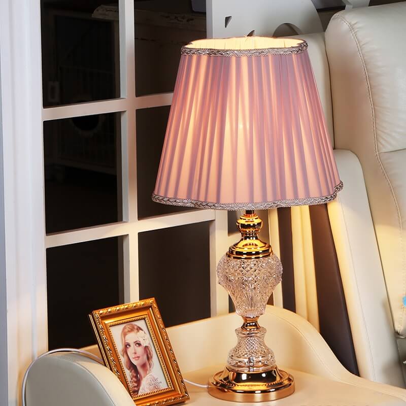 Kryształowa Lampka Nocna Elegancka Art Deco - obrazek 5