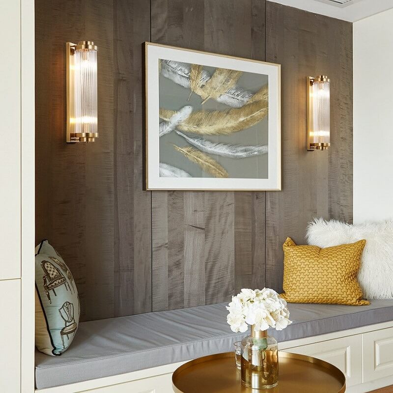 Kryształowy Kinkiet Ścienny Column Glamour - obrazek 2