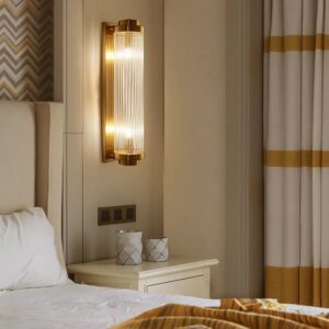 Kryształowy Kinkiet Ścienny Column Glamour