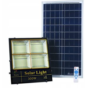 Lampa 300W 660LED SMD Solar + Pilot