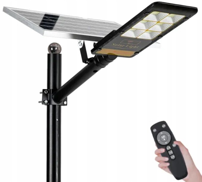 Uliczna Latarnia Solarna 300W + Pilot, Lampa