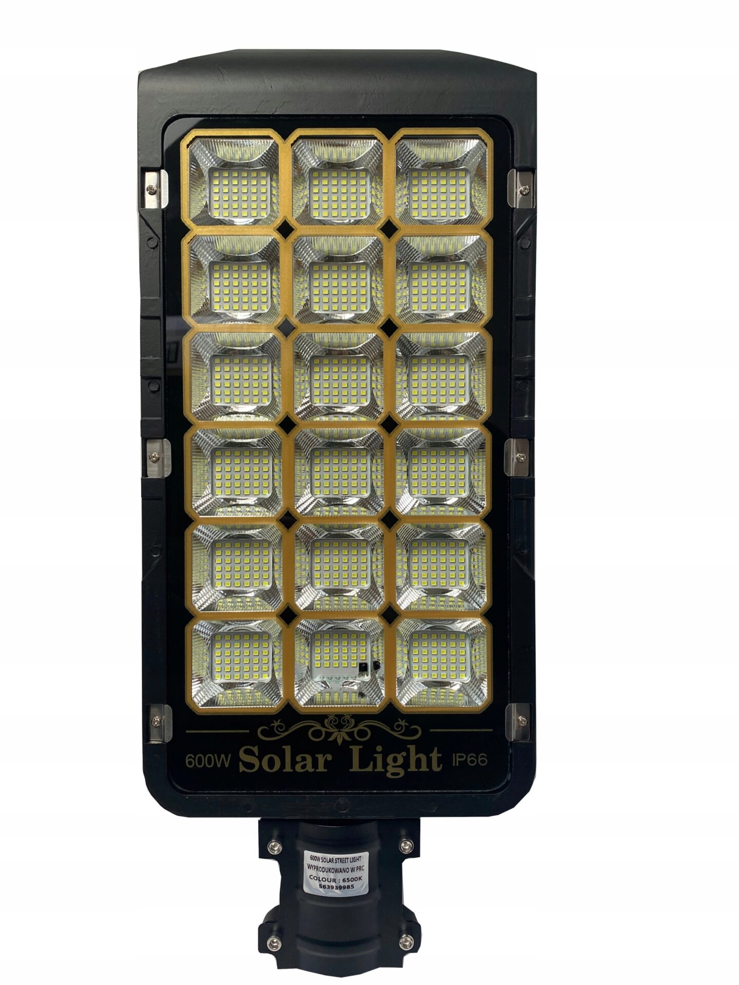 Latarnia Solarna Uliczna 600W LED z Pilot - obrazek 2