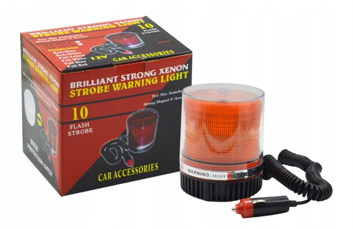 Lampa Ostrzegawcza Stroboskop Kogut LED 12-24V - obrazek 3