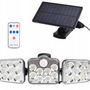 Lampa Solarna 138 Led CZUJNIK RUCHU ZMIERZCHU