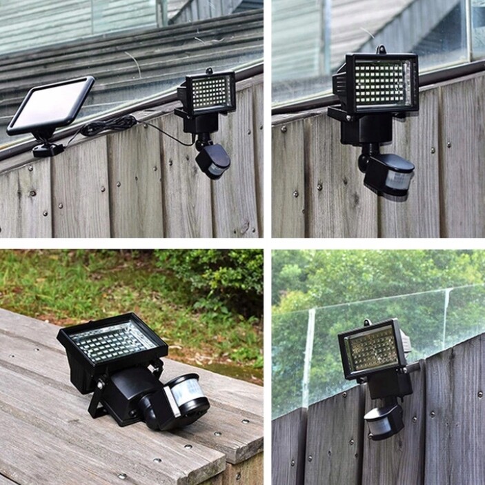 Lampa Solar 60 Led IP44 czujnik ruchu - obrazek 6