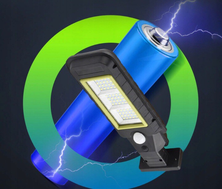 Lampa Latarnia Solar Led 50W + Pilot z czujnikiem ruchu - obrazek 4