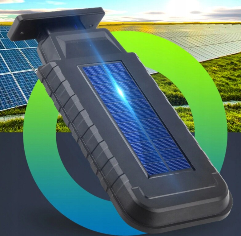 Lampa Latarnia Solar Led 50W + Pilot z czujnikiem ruchu - obrazek 2