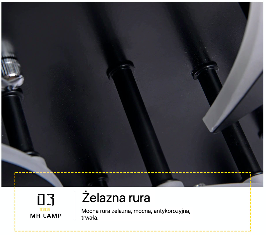 Plafon Kwiat LOTOS Lampa 18 led sufitowy bluetooth Pilot - obrazek 7