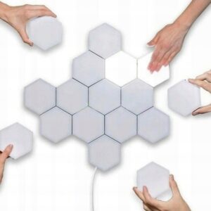 Lampa LED Modułowa Biała Dotykowa 6 Sztuk + zasilacz