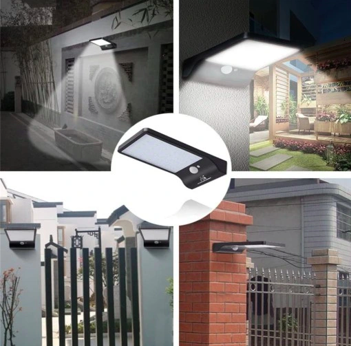 Lampa Latarnia Solarna 4W Led Czujnik Ruchu i Zmierzchu - obrazek 5