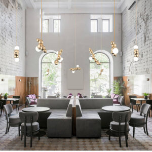 Elegancka Lampa Wisząca La Bolero Lustre Kule