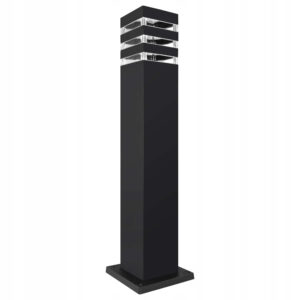 Lampa Ogrodowa 60cm stojąca słupek zewnętrzna E27 kwadrat