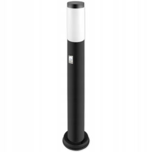 Lampa Ogrodowa 65cm stojąca słupek zewnętrzna E27 okrągły czujnik