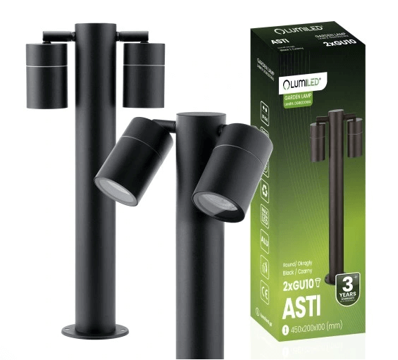 Lampa Ogrodowa LED 2xGU10 45cm