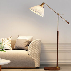 Lampa Podłogowa Le Klint Plisowana Vintage Biała