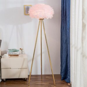 Lampa Podłogowa Z Gęsiego Pióra Glamour