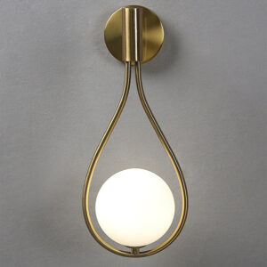 Eklektyczna Lampa Ścienna Forneri Kinkiet Łezka