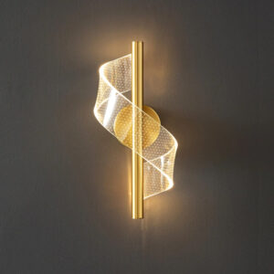 Lampa Ścienna Zawijas LED Kinkiet Glamour