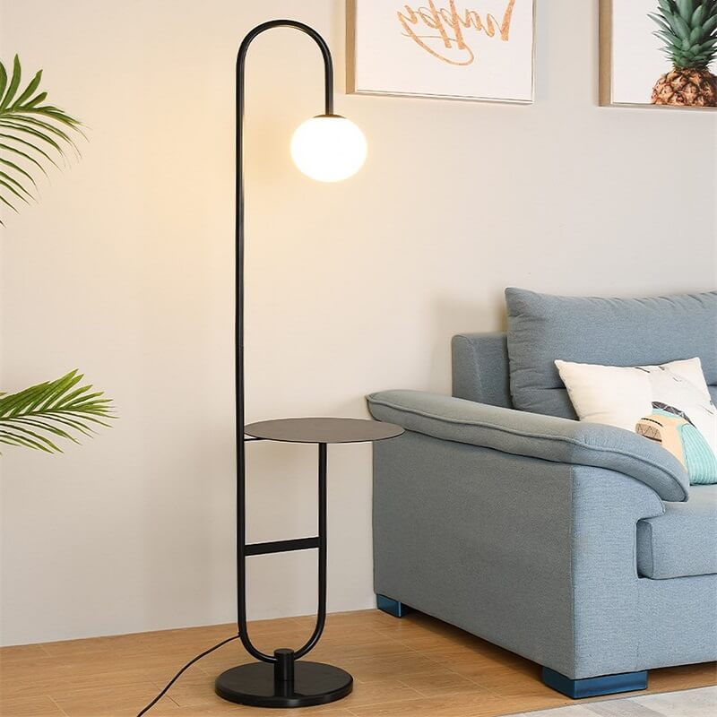 Lampa Stojąca Podłogowa Ze Stolikiem Art Deco - obrazek 2