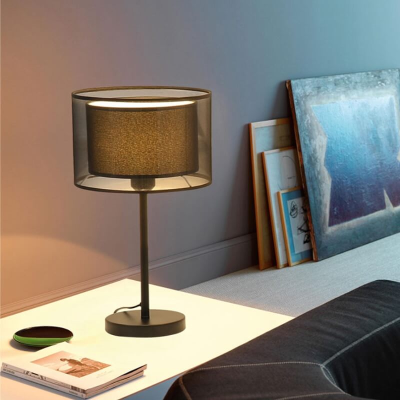 Klasyczna Lampa Podłogowa Atlas Podwójny Abażur Art Deco - obrazek 6